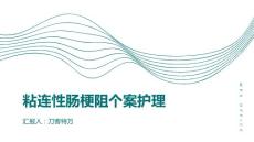 粘连性肠梗阻个案护理