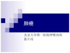 _肺癌内科肺癌内科课件最新版_图文