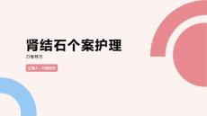 肾结石个案护理