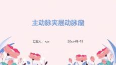 主动脉夹层动脉瘤ppt