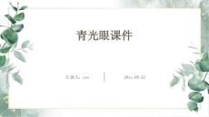 青光眼课件ppt