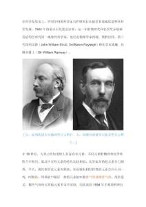1904年諾貝爾物理學獎--氬的發現