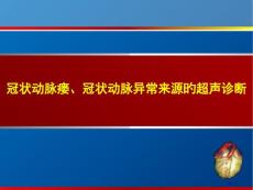 冠状动脉瘘冠状动脉异常起源培训课件培训课件