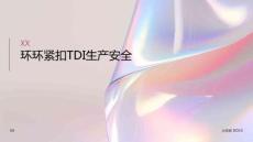 環(huán)環(huán)緊扣TDI生產(chǎn)安全