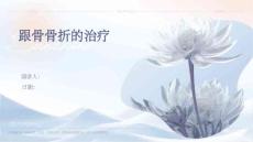 跟骨骨折的治疗