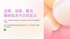 近视、远视、散光的区别