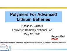 （劳伦斯伯克利国家实验室材料2011_）Polymers_For_Advanced_Lithium_Batteries