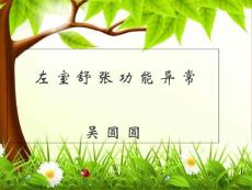 左室舒张功能培训课件