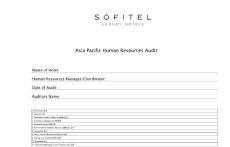 索菲特人力資源系統檢查項目