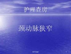 颈动脉狭窄课件培训课件