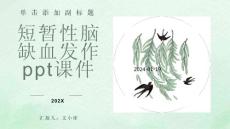 短暂性脑缺血发作课件