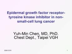 非小細(xì)胞肺癌表皮生長因子受體酪氨酸激酶抑制劑（英文）