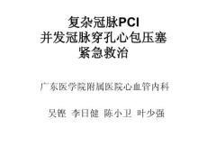 冠脈穿孔救治-病例解析