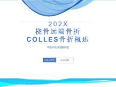 桡骨远端骨折COLLES骨折概述