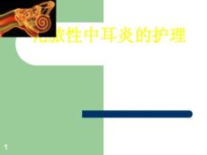 化脓性中耳炎的护理