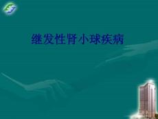 继发性肾小球疾病讲义