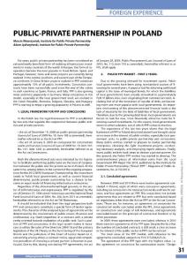 24. Public-Private Partnership In Poland