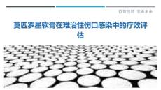 莫匹罗星软膏在难治性伤口感染中的疗效评估-剖析洞察