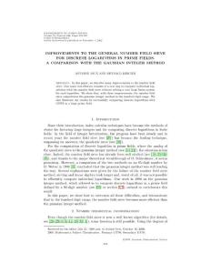 10.1.1.105.6927 Improvements to the general number field sieve for discrete logarithms in prime fields (2003)