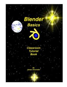 Blender Basics Classroom Tutorial Book Part 1