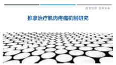 推拿治疗肌肉疼痛机制研究-详解洞察