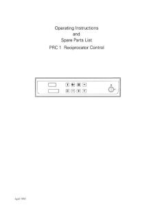 Gema金馬軸控制器PRC1用戶手冊(cè)