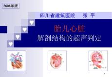 新版胎儿心脏解剖结构的超声判定