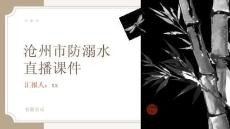 滄州市防溺水直播課件