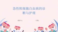 急性粒细胞白血病的诊断与护理