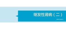 继发性肾病 （二）