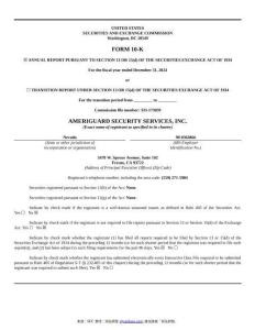 【SEC-2025行業(yè)研究報告】Form 10-K AMERIGUARD SECURITY SERVICES INC.