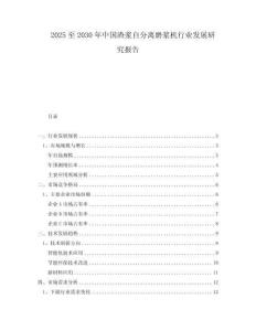 2025至2030年中国渣浆自分离磨浆机行业发展研究报告