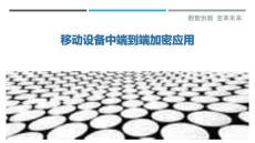 移動(dòng)設(shè)備中端到端加密應(yīng)用-洞察剖析