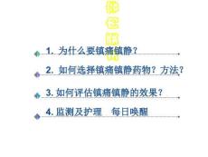 2025年深度镇静与镇痛疗法研究培训课件