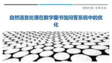 自然语言处理在数字图书馆问答系统中的优化-洞察剖析