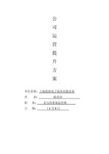 2025年金融公司运营提升方案