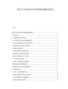 2025年中国后挂式耳机数据监测研究报告