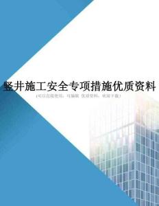 竖井施工安全专项措施优质资料