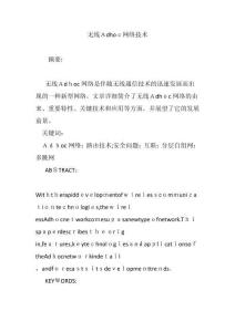 2025年無線Adhoc網(wǎng)絡技術