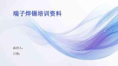 端子焊錫培訓資料