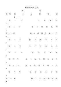 2025年桩基础工程施工方案