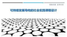 可持续发展导向的社会实践课程设计-洞察剖析