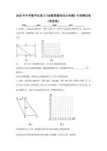 2025年中考数学总复习《函数图像的动点问题》专项测试卷（附答案）