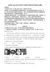 2025年广东省深圳市龙岗区中考二模语文试题