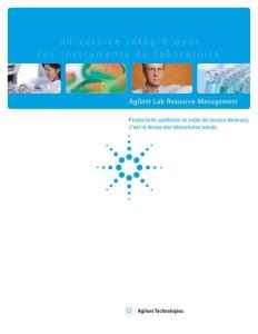 Agilent安捷倫French Version - LRM Collateral Brochure 說明書