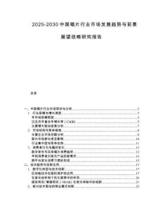 2025-2030中國唱片行業(yè)市場發(fā)展趨勢與前景展望戰(zhàn)略研究報告