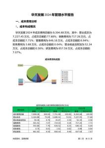 華天發展2024年管理水平報告