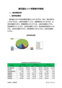 磐石基業(yè)2024年管理水平報(bào)告