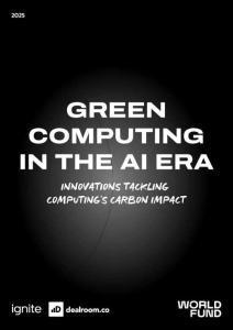 Dealroom：AI时代的绿色计算