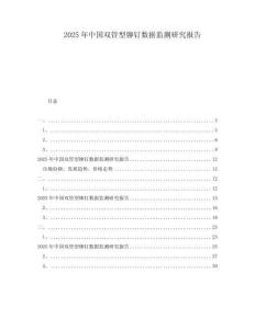 2025年中國(guó)雙管型鉚釘數(shù)據(jù)監(jiān)測(cè)研究報(bào)告